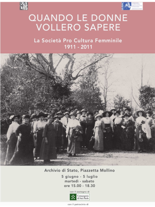Quando le donne vollero sapere. La Pro Coltura Femminile 1911-2011