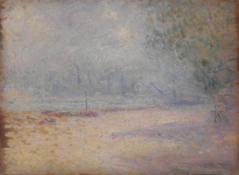 Sole d'autunno sulla Senna