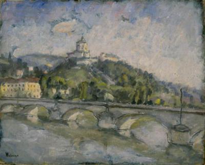 Ponte sul Po e Monte dei Cappuccini