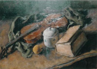 Natura morta con violino