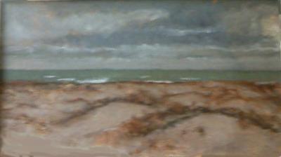 Paesaggio marino nuvoloso